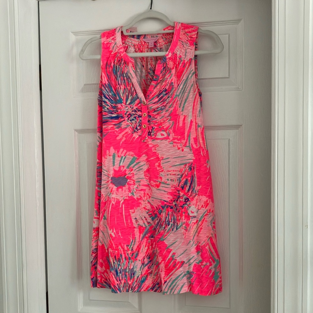 Lilly Pulitzer Pink and Blue Dress